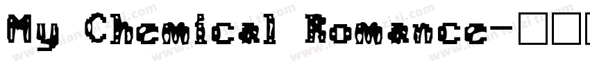 My Chemical Romance字体转换